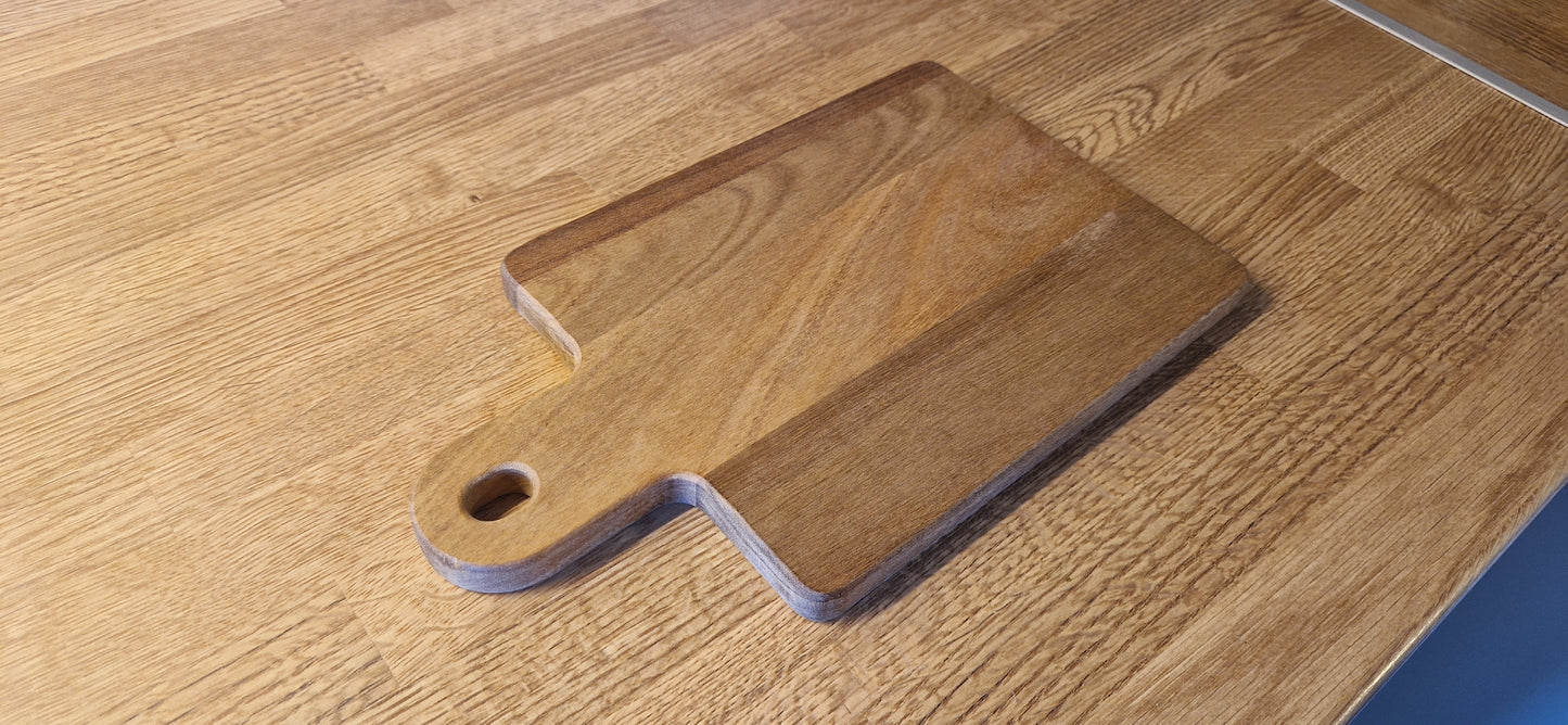 Serveringsbräda i Acacia med Handtag - 29 x 17 cm