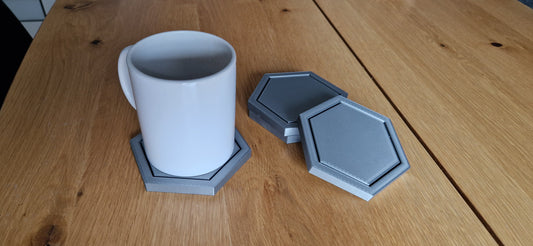 Hexagon Coasters (4-pack)