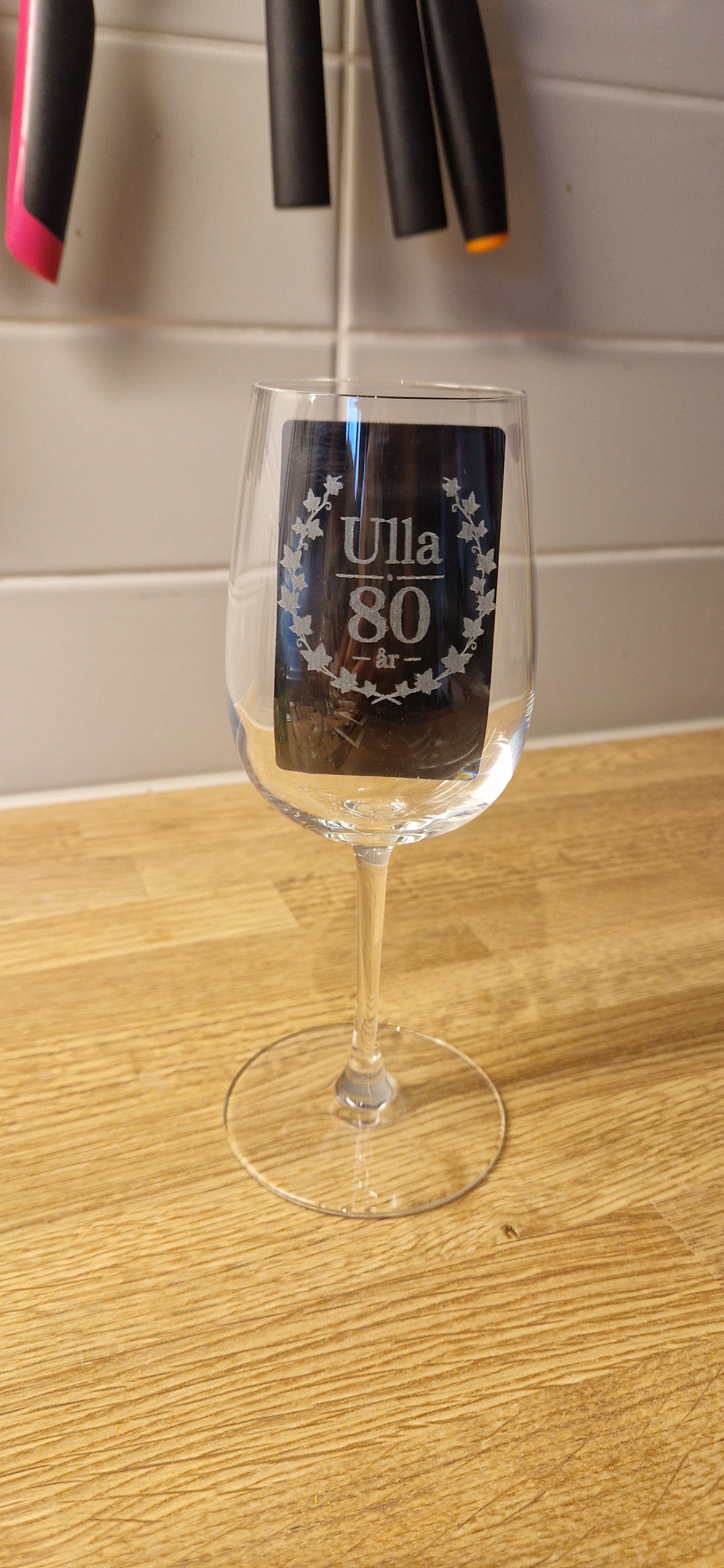 Personligt graverat vinglas 32 cl