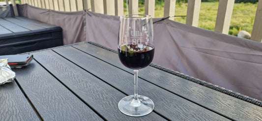 Personligt graverat vinglas 32 cl